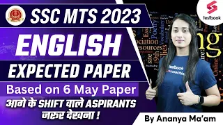 SSC MTS English Expected Paper 2023 | SSC MTS English 2023 | SSC MTS English By Ananya Ma'am