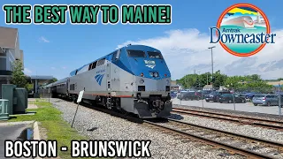 Riding Amtrak's Downeaster | Boston, MA - Brunswick, ME | Coach Class