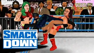 Shotzi and Tegan Nox debut against Natalya & Tamina: SmackDown, Jul. 9, 2021 | Wrestling Revolution