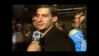 Senna responde comentário de Prost  Bélgica 1988