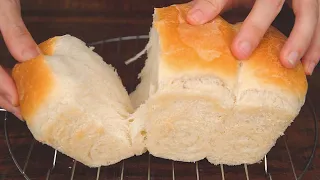 Ultra Flaky and Soft Milk Loaf Bread! Best White Bread Recipe! Delicious without applying anything!
