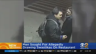 Suspects Drew Swastikas On Restaurant