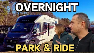 Is Sleeping in a Car Park in your Motorhome a Good Idea?