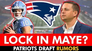 LATEST Patriots NFL Draft Rumors On Drake Maye, Trade Up For A Wide Receiver? Mel Kiper Prediction