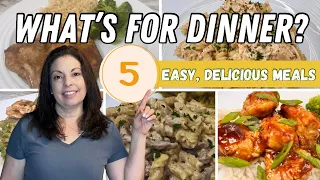 What’s For Dinner?//Five Easy, Delicious Family Friendly Meals