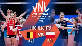 BEL vs. POL - Highlights Week 2 | Women's VNL 2021