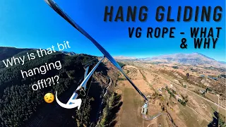 Hang Gliding - What is that bit of rope for?