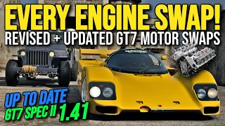 FULL LIST of GT7 Engine Swaps! | Revised & Updated | Gran Turismo 7 1.41 Update | Motor Swaps