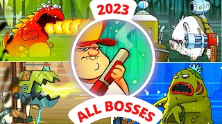 I didn't expect to see this 😬Swamp Attack  ALL BOSSES Monsters Battles! Max Level Weapon & Defense!