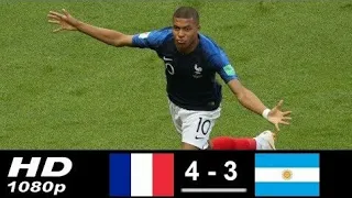 France vs Argentina 4-3 - Resumes All Goals & Extended Highlights - 30/06/2018 HD World Cup