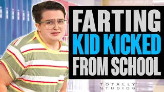 FARTING KID Kicked Out of School. Crazy Ending.