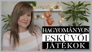 ESKÜVŐI JÁTÉKOK: Hagyományos esküvői játékok #esküvőivlog