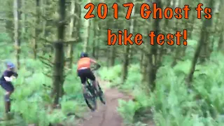 2017 GHOST KATO FS BIKE TEST AT LORD HILL MONROE