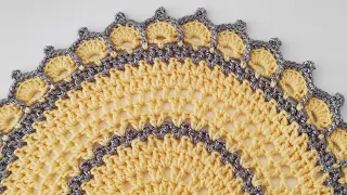 👌💯FANTASTIK & Super Easy Crochet Placemat Pattern For Beginners - How to Crochet a Raund Placemat