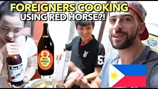 FOREIGNERS use FILIPINO BEER FOR COOKING?!! Delicious FOOD!!! 🤤🇵🇭