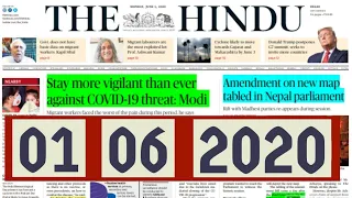 The Hindu Daily News Analysis for UPSC Prelims, Mains and Interview| 01 June 2020.