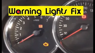 Engine Check Warning Lamp Fix - Renault Duster