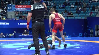 Qual. FS - 65 kg: Z. RETHERFORD (USA) v. A. VALDES TOBIE (CUB)