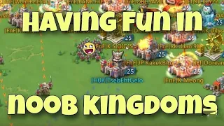 Lords Mobile - Trapping in Weak Kingdom. Solo trap with 19m troops don't afraid of fury