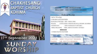 Sunday Worship Service | September 17, 2023