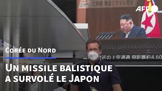 Un missile balistique nord-coréen a survolé le Japon | AFP