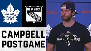 Jack Campbell Post Game | New York Rangers @ Toronto Maple Leafs  - November 18, 2021