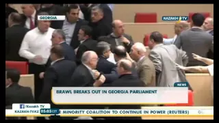 Brawl breaks out in Georgian parliament