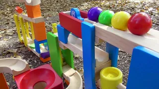 Marble run race  ☆ Summary video of over 10 types of Colorful Balls .Compilation Funny long video ！
