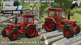 PILING up logs with VOLVO BM 2654 and WINCH | Silverrun Forest | FS22 Platinum Edition | Episode 5