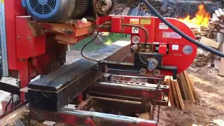 Wood-Mizer - Resawing Railway Cross tie timber