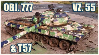 Object 777, Vz. 55 & T57 • WoT Blitz Gameplay