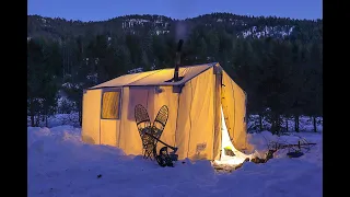 Hot Tent Winter Camping