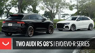 Two Audi RS Q8's | Vossen Forged EVO Series