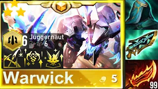 1 in Milion game!!! Warwick with 3 perfect Agument TFT set 9.5