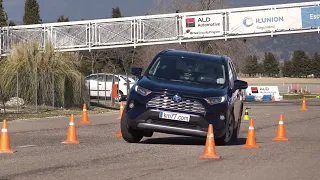 @toyotausa This Was Not Expected 😪 TOYOTA RAV4 Moosetest #shorts #moosetest #slalom