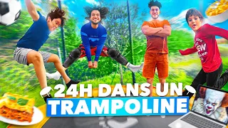 4 FRÈRES DANS UN (petit) TRAMPOLINE PENDANT 24H ! Il a failli perdre une dent..  [Entre frère ep13]