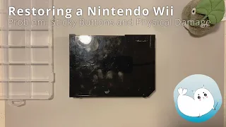 Restoring a Nintendo Wii with Sticky Buttons - Video Game Repair