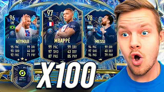 JEG ÅBNEDE 100 LIGUE 1 TOTS PAKKER OG FIK DET HER!