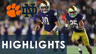 Clemson vs. Notre Dame | EXTENDED HIGHLIGHTS | 11/5/2022 | NBC Sports