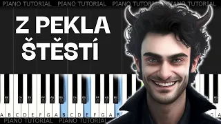 Iveta Bartošová a Daniel Hůlka - Z pekla štěstí (piano tutorial | jak hrát)