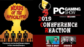 The Nerds React to the E3 2019 PC Gaming Show!