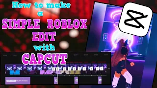 Roblox CapCut edit tutorial!