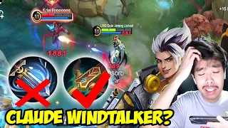 JANGAN PAKAI CLAUDE WINDTALKER ? NASIB CLAUDE DI META TANK JUNGLER + HEALER! - Mobile Legends