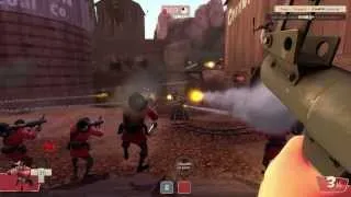 TF2 bot battle 12 : Soldier VS Heavy