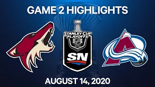 NHL Highlights | 1st Round, Game 2: Coyotes vs. Avalanche – Aug. 14, 2020