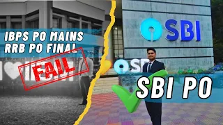 Cleared SBI PO, but failed in IBPS and RRB PO | Major mistakes I did | #sbipo