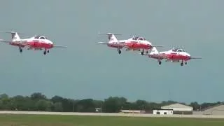 RCAF Snowbirds Arrive at EAA Airventure 2016