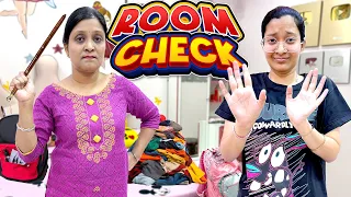 ROOM CHECK 😯 | Surprise Room Checking by Mummy 😨 | Funny Video | Cute Sisters