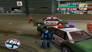 Fight with Military and Police in GTA VC || GTA vice city  @gamezone6868