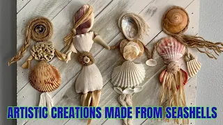 Artistic creations made from seashells #happiness1111 #viral #trending